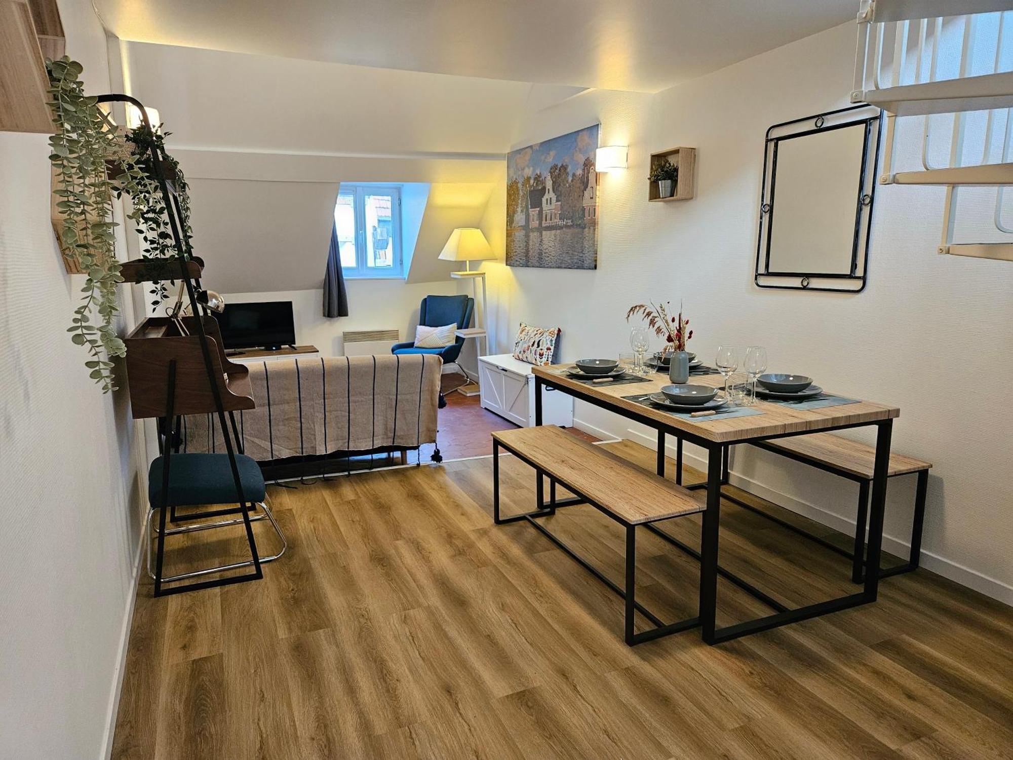 Charmant Duplex Au Coeur De Vernon Proche Gare Et Giverny Ngoại thất bức ảnh